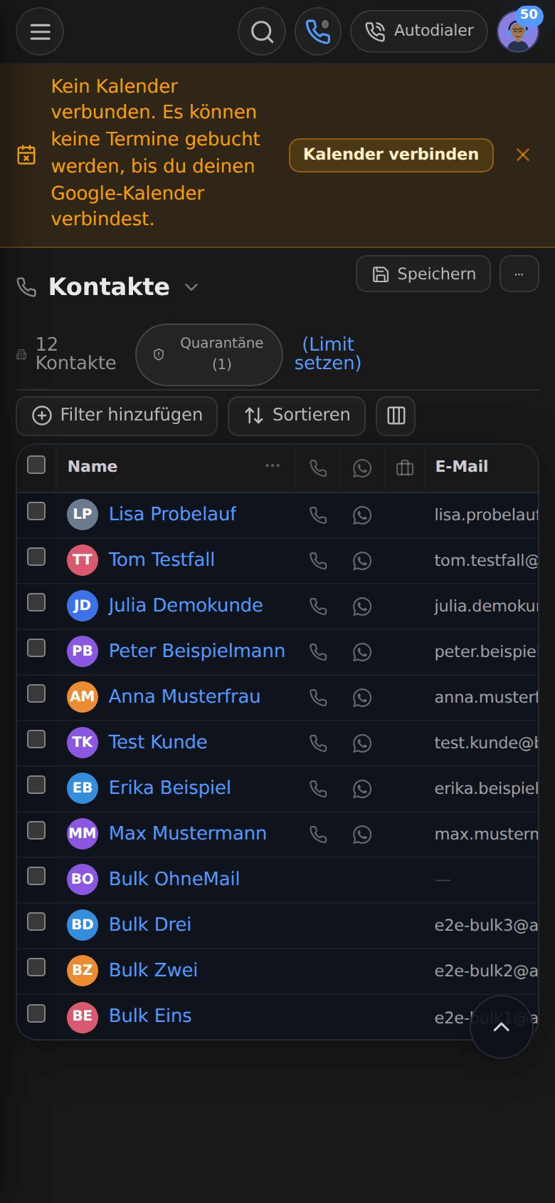 AM CRM mobil: Der Deal lebt neben dem Lead.